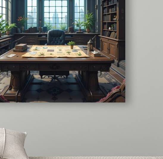The Scholars Office Where Knowledge Meets Elegance by Entaply