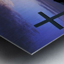 Split Cross Metal print