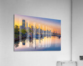 Jersey City Sunrise Acrylic Print