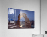 After Dusk at Delicate Arch Acrylic Print
