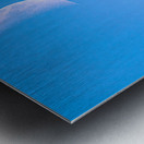 Moon over Kenai Metal print