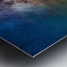 Lagoon Nebula over Devils Tower Metal print