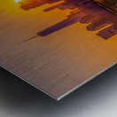 Sunrise over Manhattan Metal print