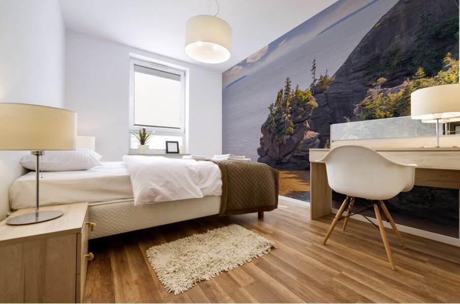 Hopewell Rocks Shoreline Mural print