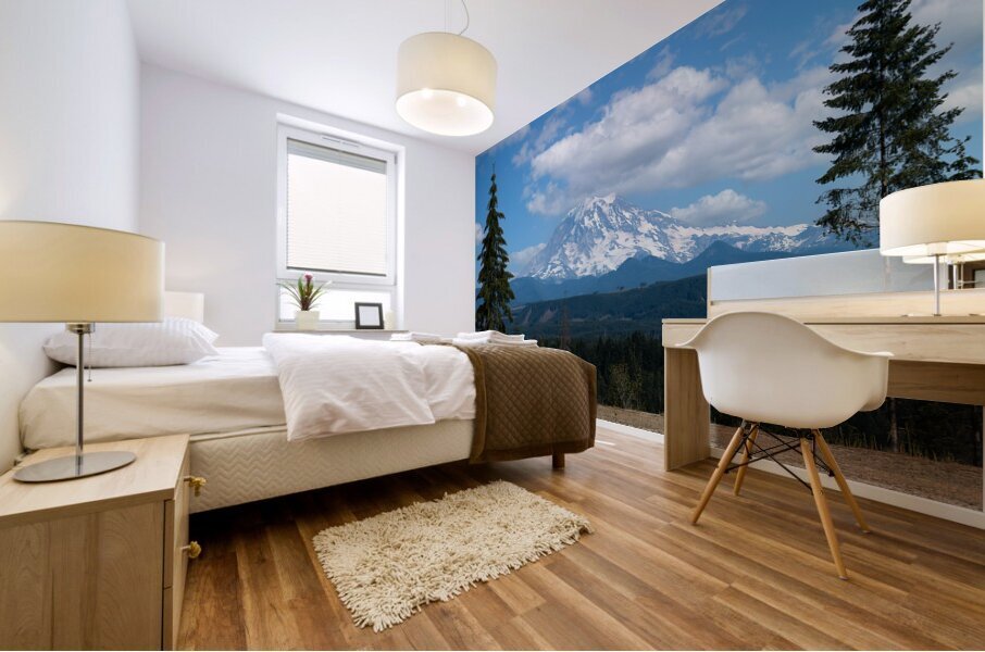 Two Pine Rainier Mural print