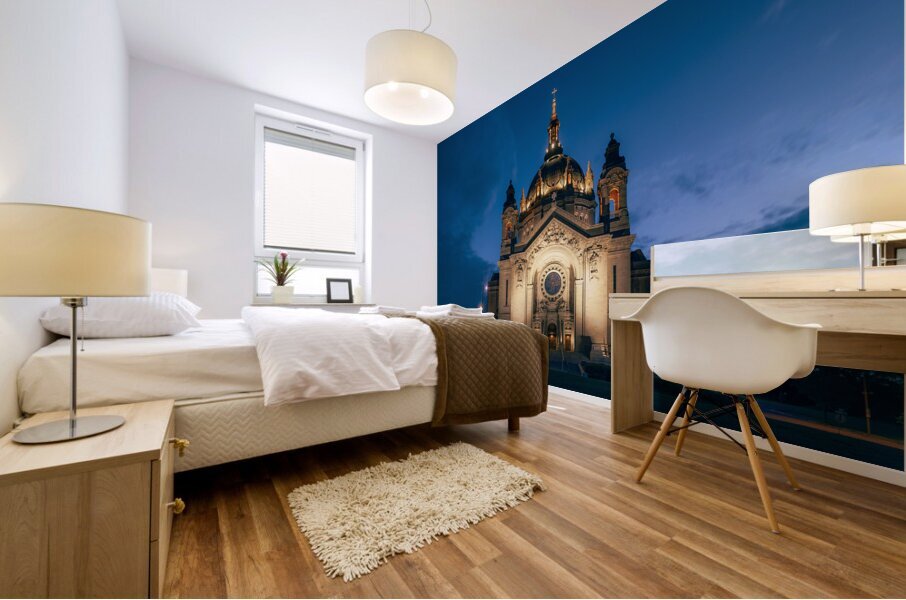 St Paul Night Mural print