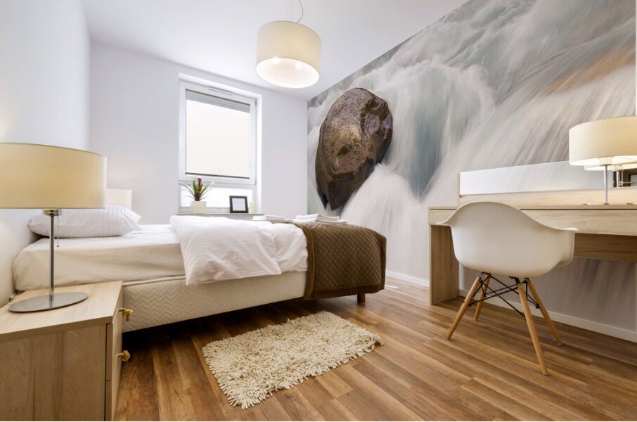 Sunwapta Falls Boulder Mural print