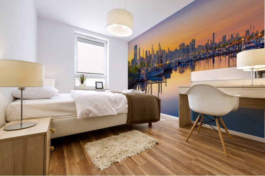 Jersey City Sunrise Mural print