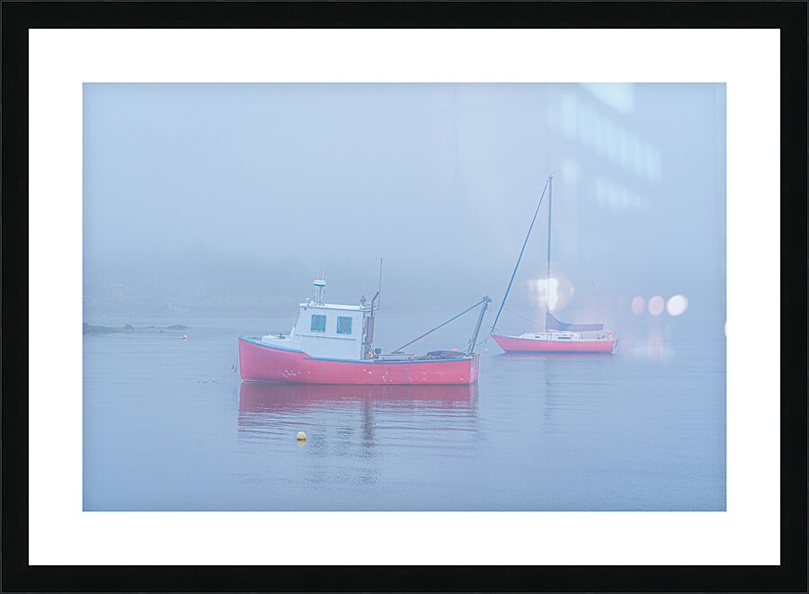 Harbor Fog Picture Frame Printing