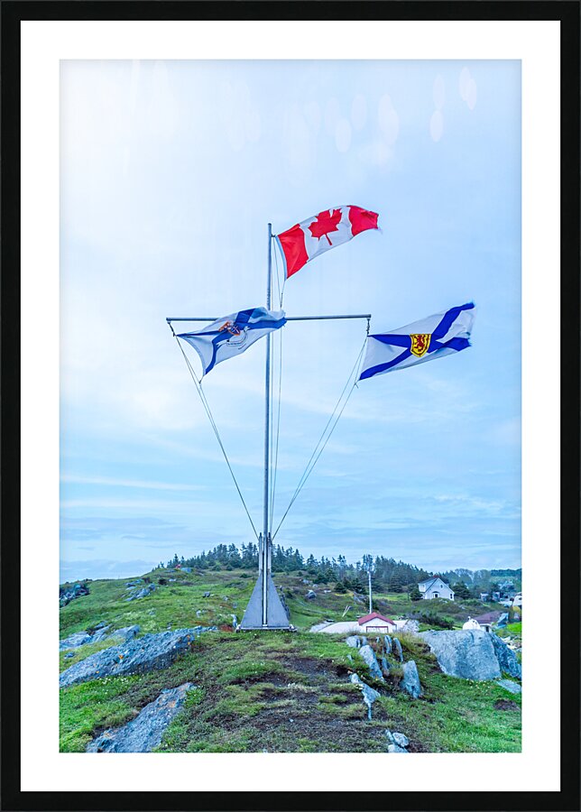 Canadian Flags Picture Frame Printing