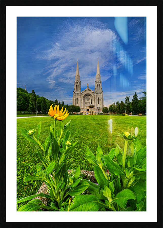The Basilica of Sainte-Anne-de-Beaupre Picture Frame print