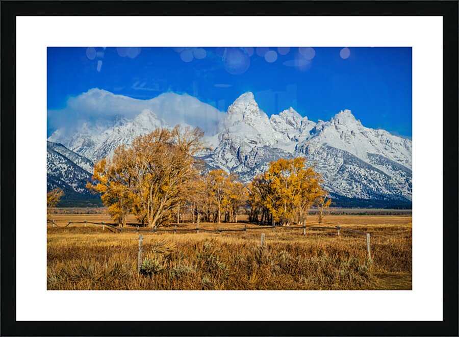 Fall Tetons Picture Frame print