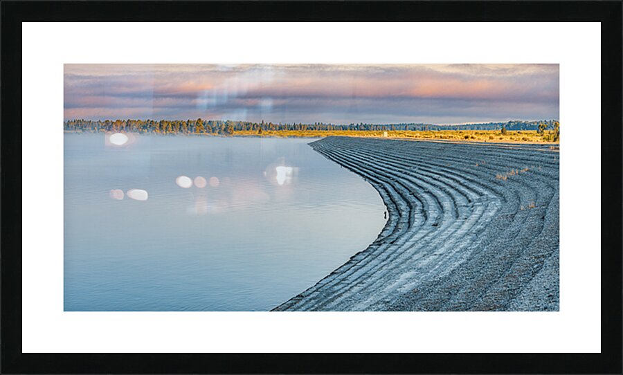 Teton Dam Picture Frame print