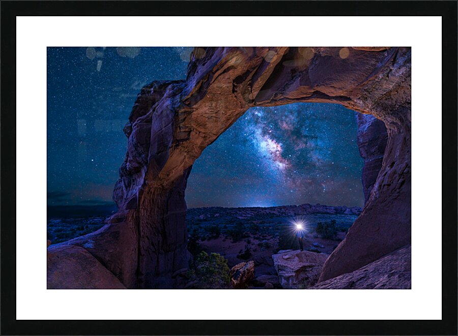 Broken Arch Headlamp Picture Frame print