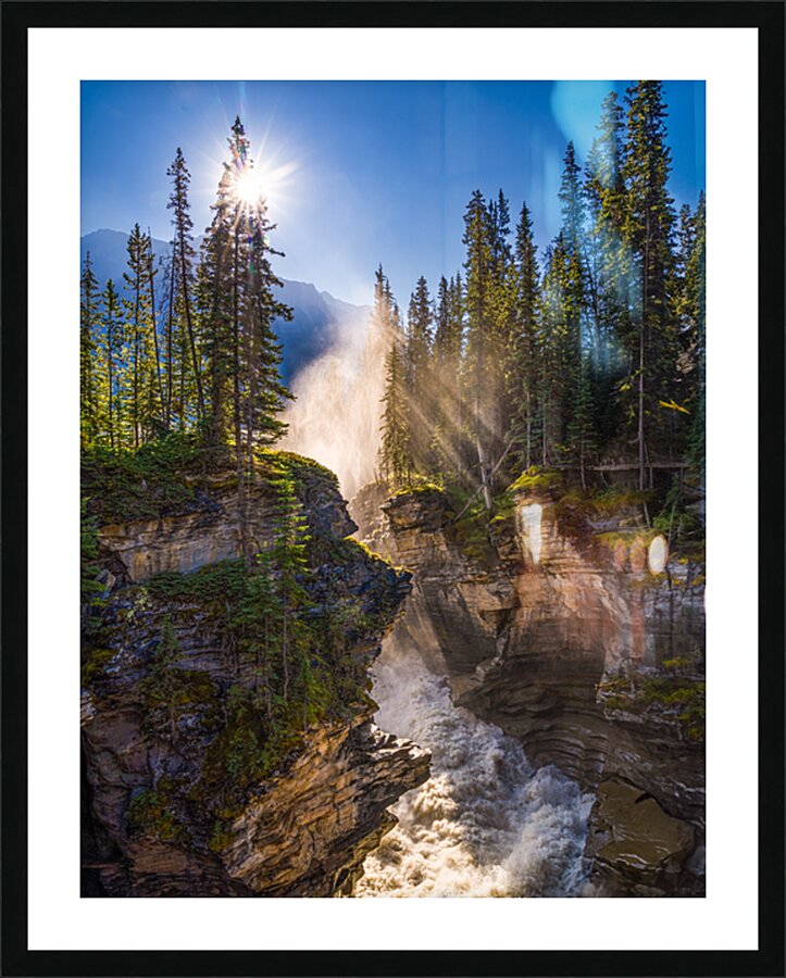 Athebasca Falls Picture Frame print