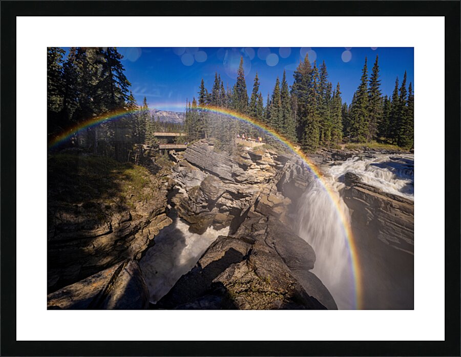 Athabasca Rainbow Picture Frame print