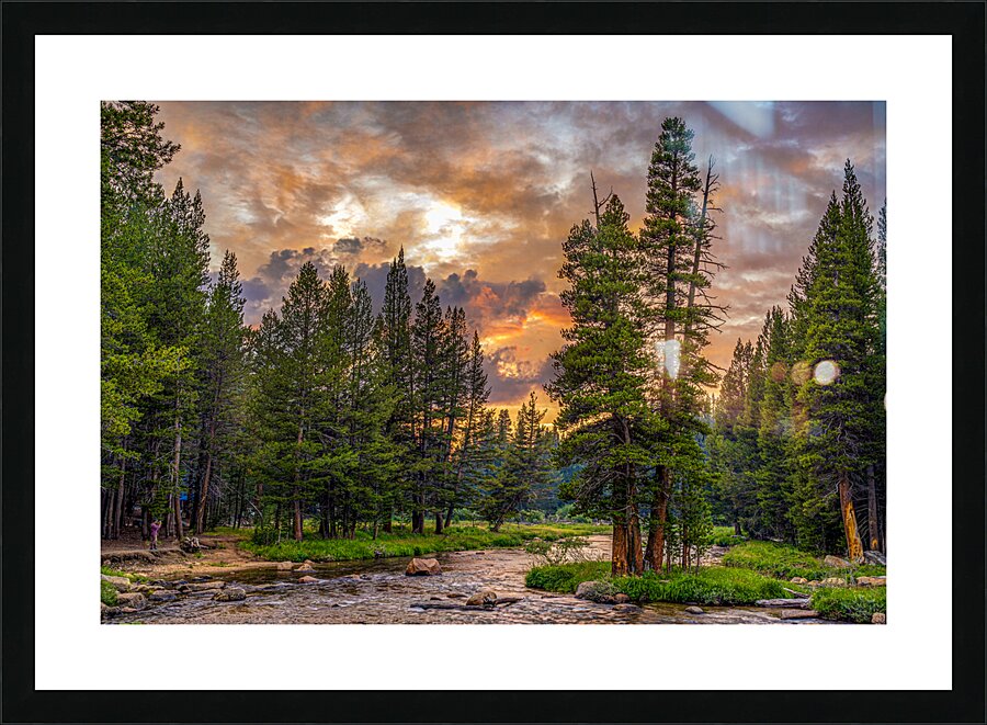 Tuolumne Meadows Sunset Picture Frame Printing