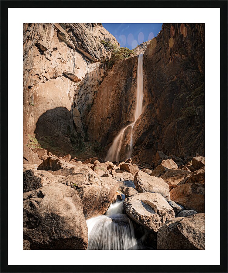 Lower Yosemite Falls Picture Frame Printing