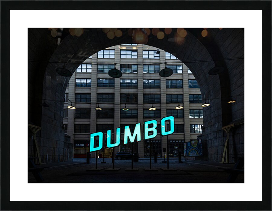 DUMBO Picture Frame print