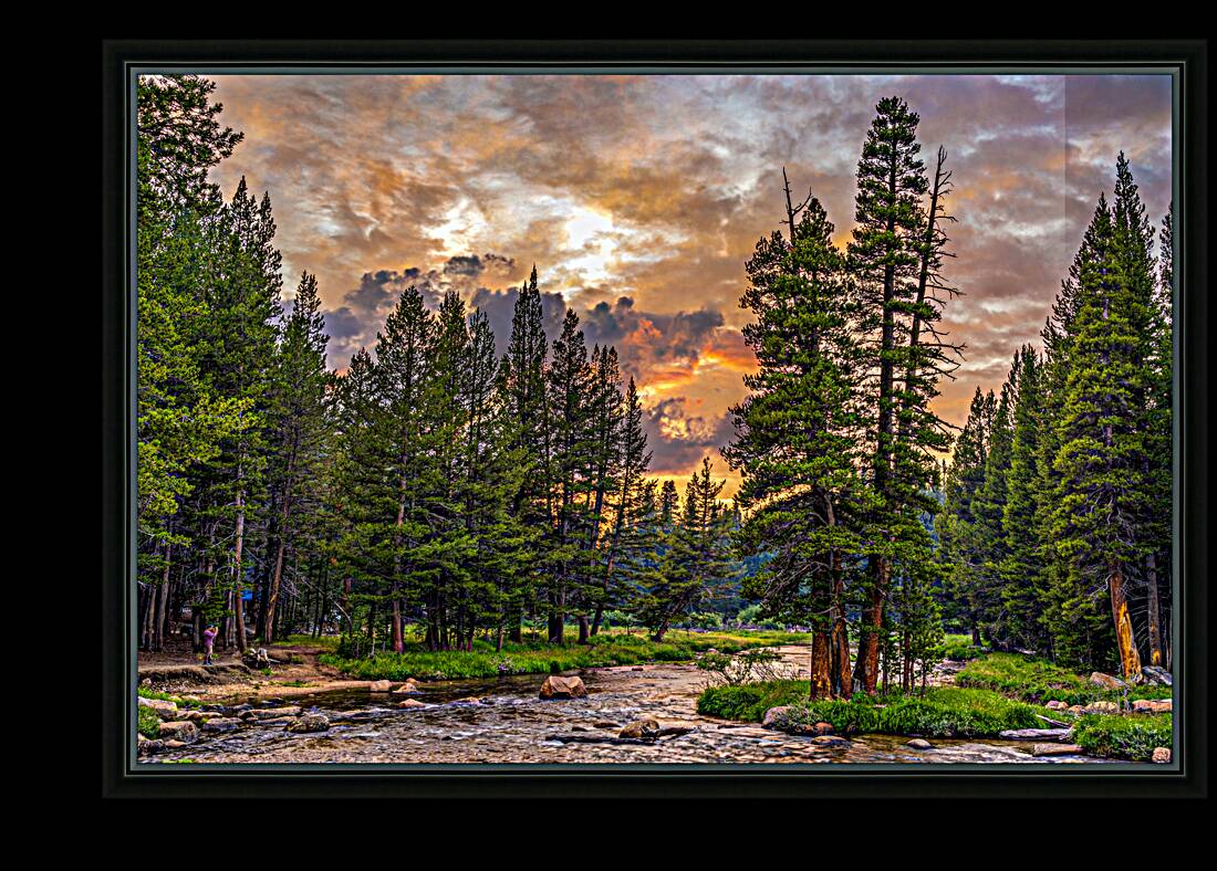 Tuolumne Meadows Sunset Reproduction