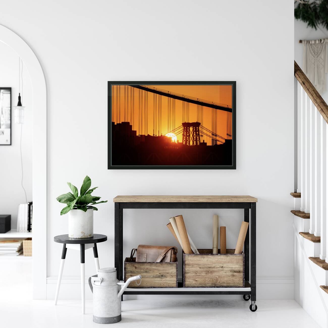 Manhatten Sun Rising Reproduction