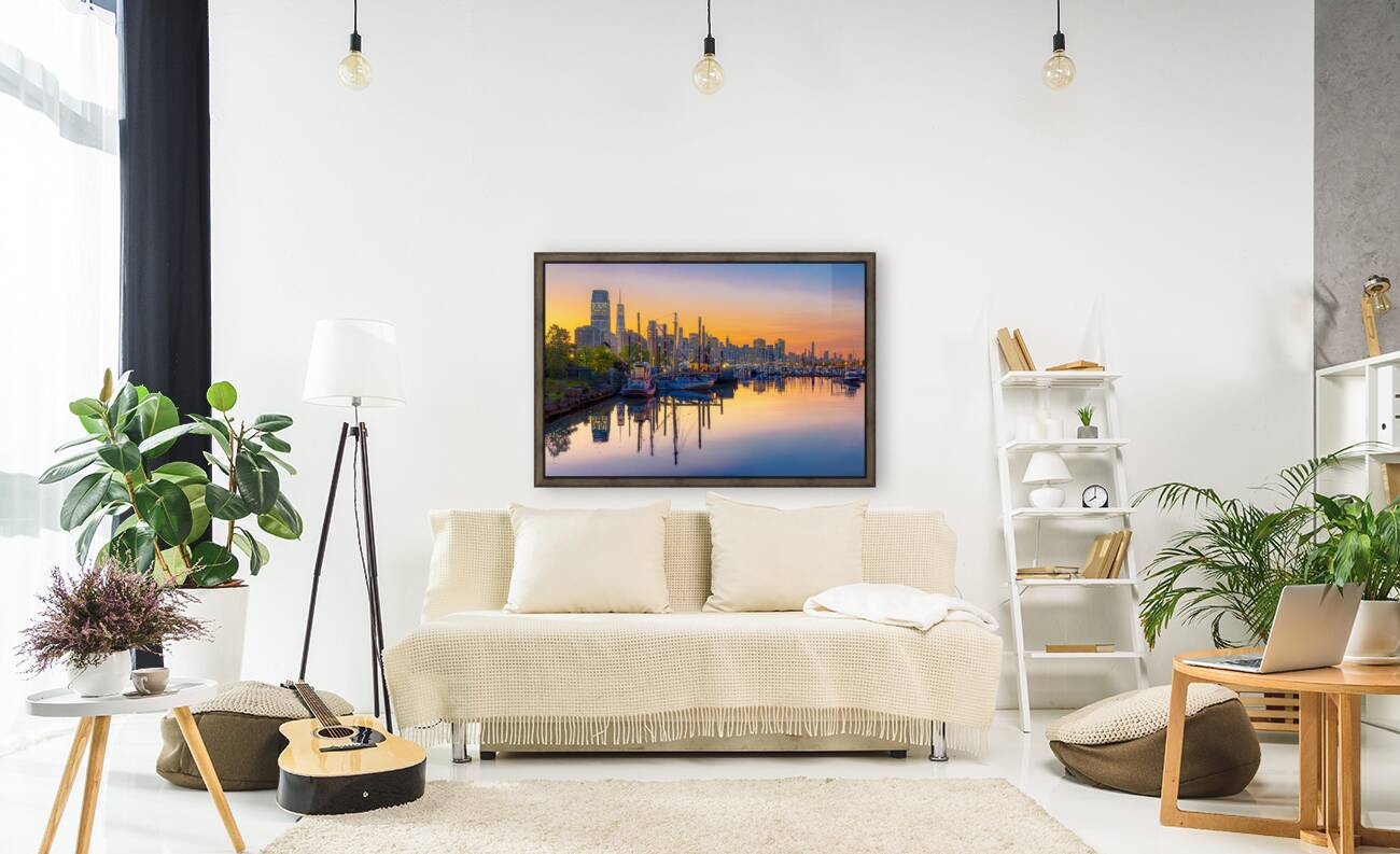 Jersey City Sunrise Reproduction