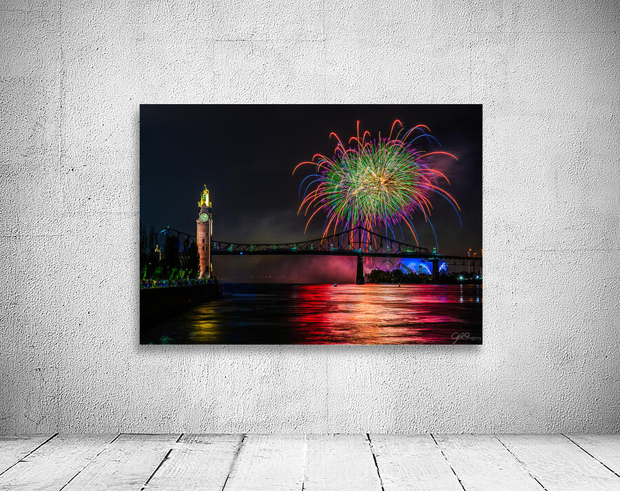 Fireworks Over Montréal  Wall Preview