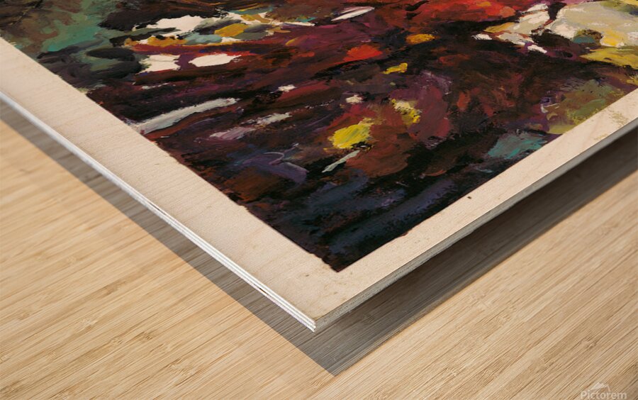 Grandma house  Wood print