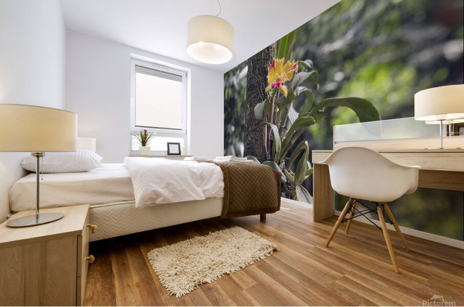 Supported Flower Mural print
