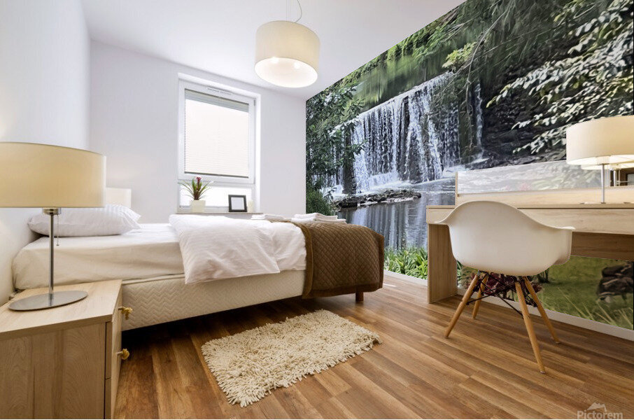 Comforting Waterfall Mural print