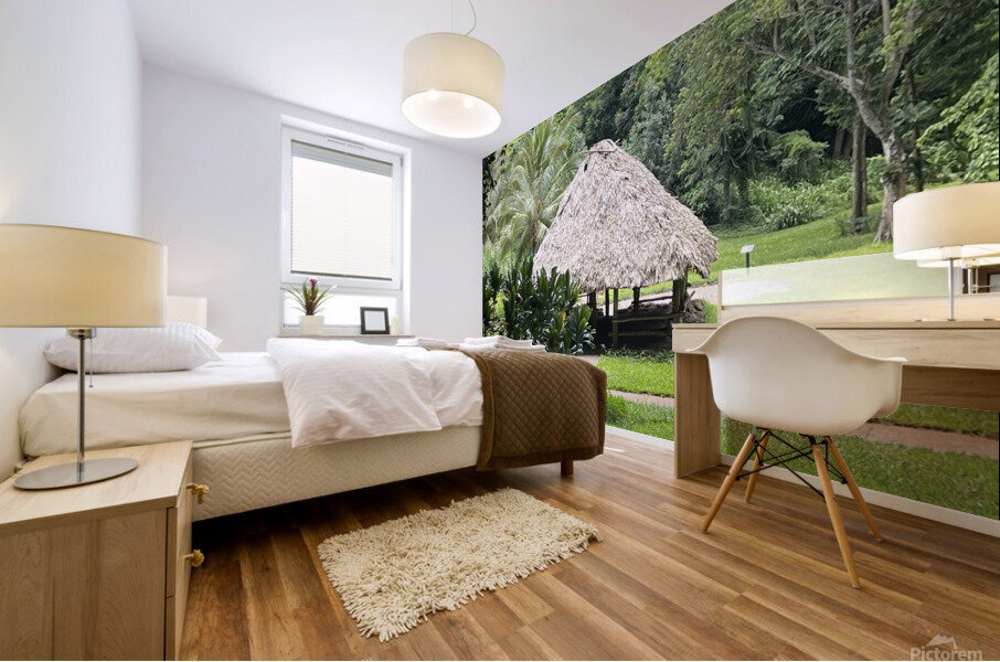 Hut Mural print