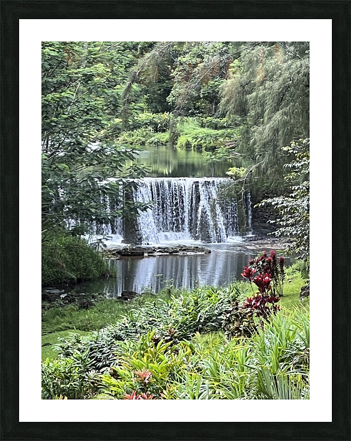 Comforting Waterfall Picture Frame print