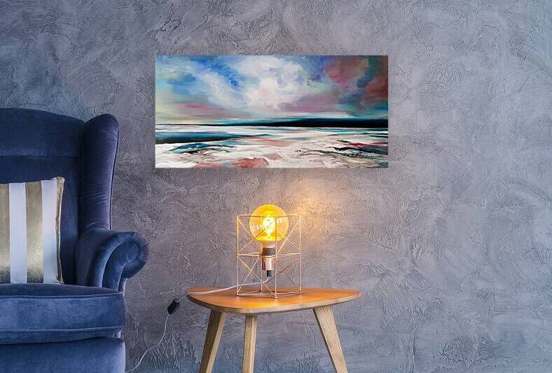 Textured Abstraction: Contemporary Oil Canvas by JustArt Digital