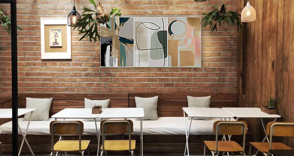 The Abstract Trinity: Three Original Paintings for Modern Wall Enrichment by JustArt Digital