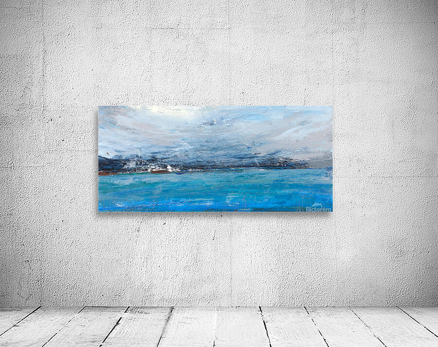 Storm Over Tranquil Waters Wall Preview