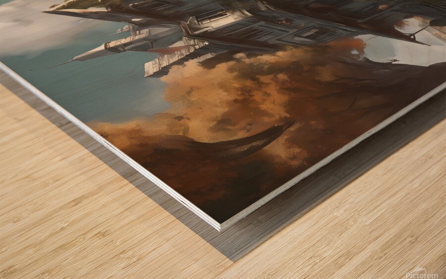 A Beautiful Housel Wood print