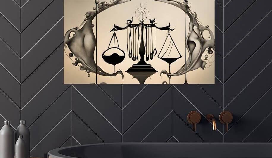 Surreal Visions Unveil Libras Elegant Duality by DreamMotivation
