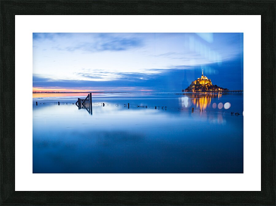 Mont bleu Picture Frame print