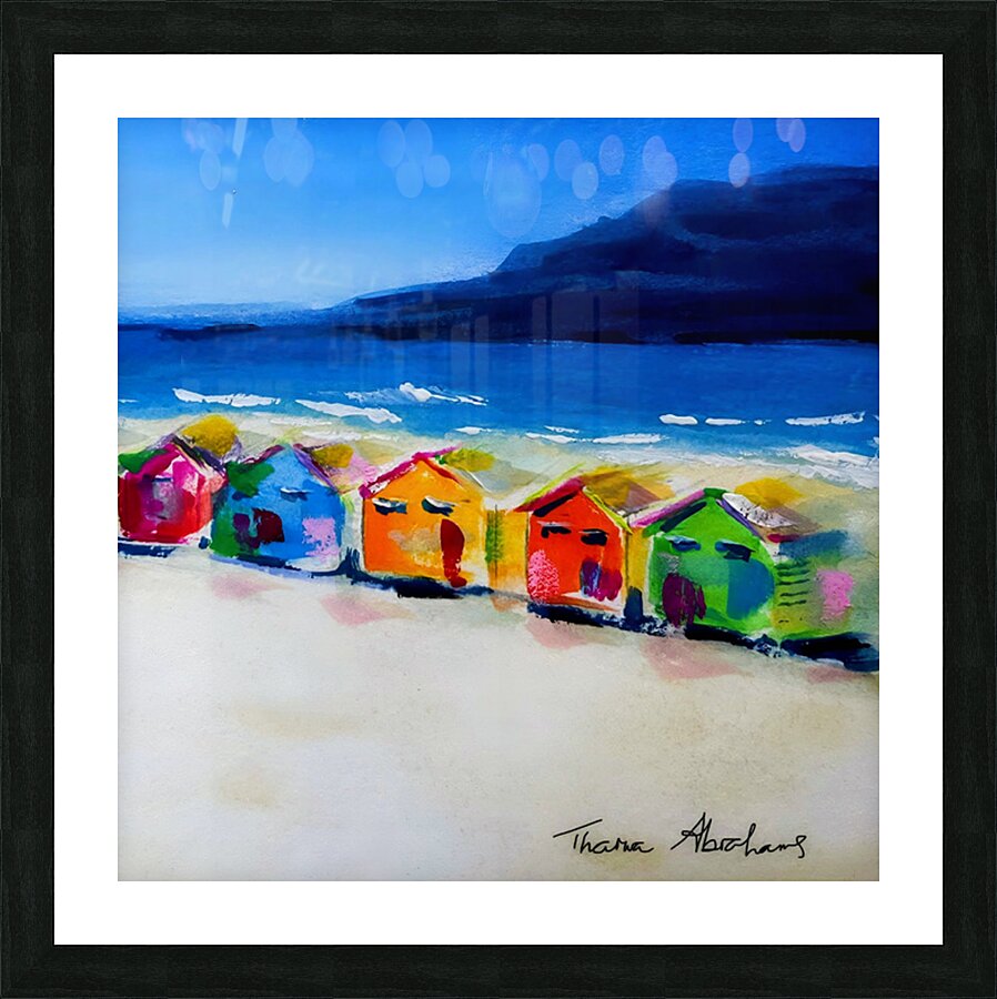 Muizenberg Picture Frame print