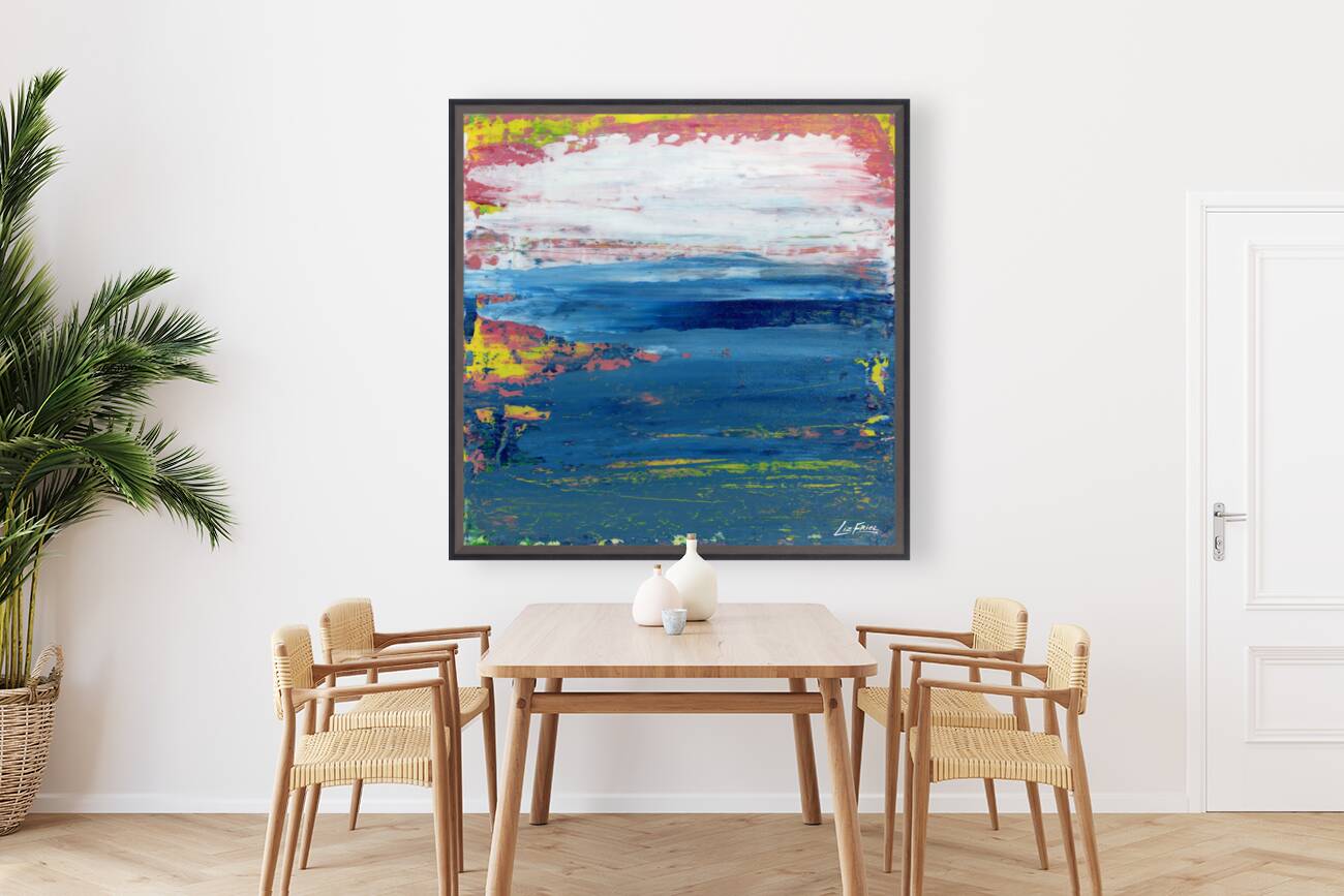 Coral Sunset Reproduction