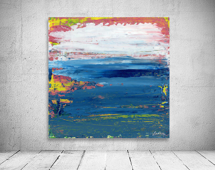 Coral Sunset Wall Preview
