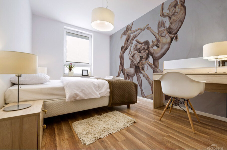 couple Mural print
