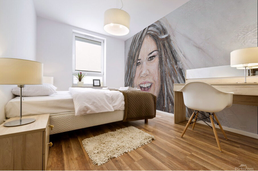 Le rire  Laugh Mural print