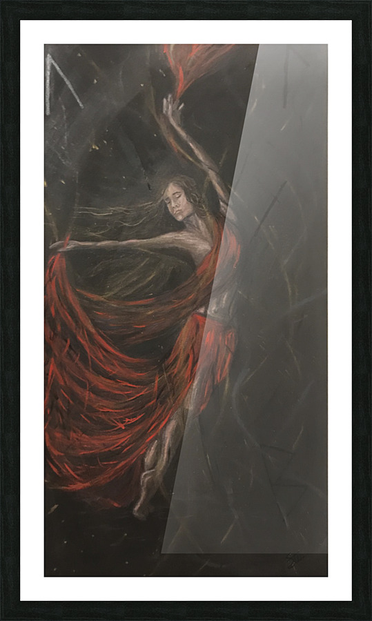 La danseuse libre Picture Frame print