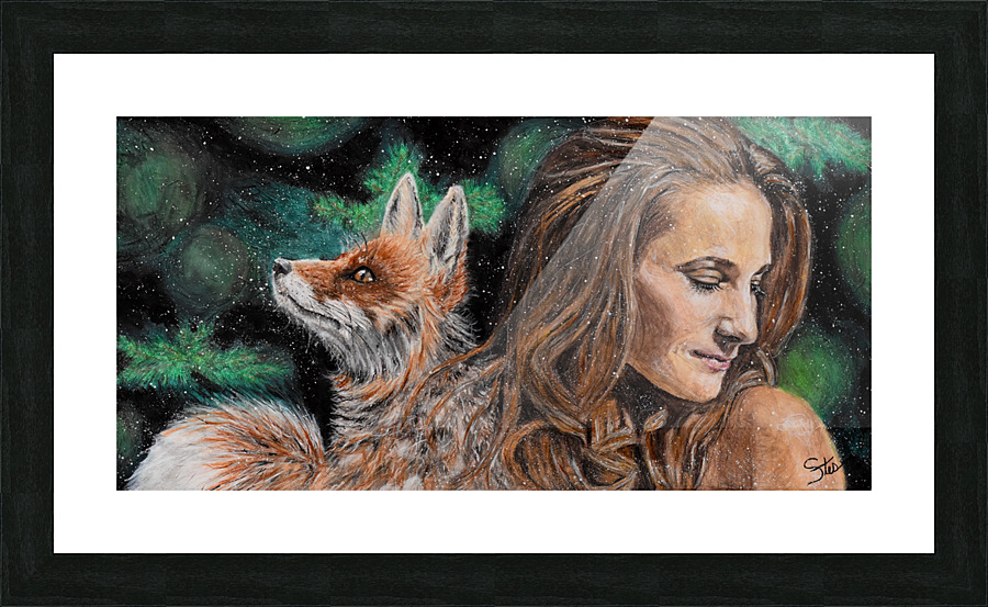  Mon ami le renard Picture Frame print