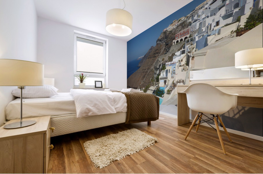 Santorini Mural print
