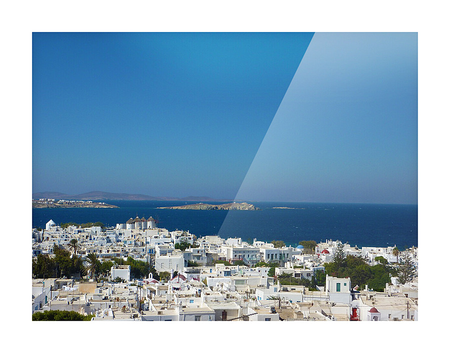 Mykonos 1 Picture Frame print