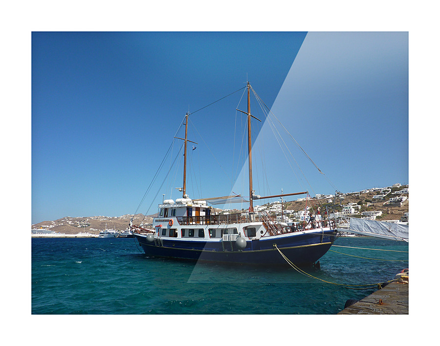 Sailboat Picture Frame print