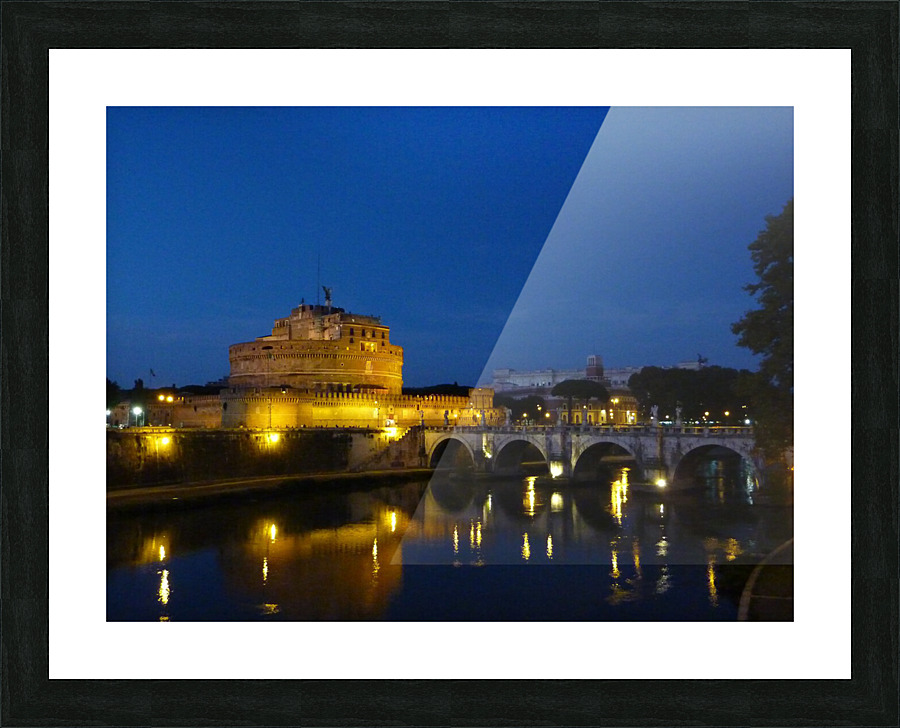 Castel Santangelo Picture Frame print