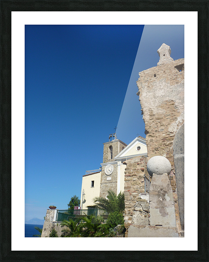 Chateau Agropoli Picture Frame print